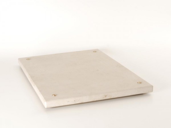 Marmoplatte Steinplatte für Lautsprecher und Geräte 45x69 cm
