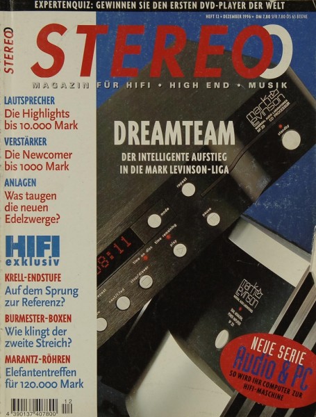 Stereo 12/1996 Zeitschrift