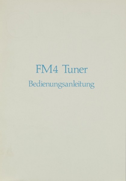 Quad FM 4 User Manual