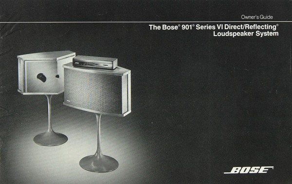 Bose 901 Series Instruction Manual