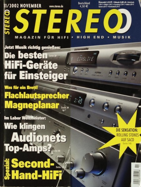 Stereo 11/2002 Zeitschrift