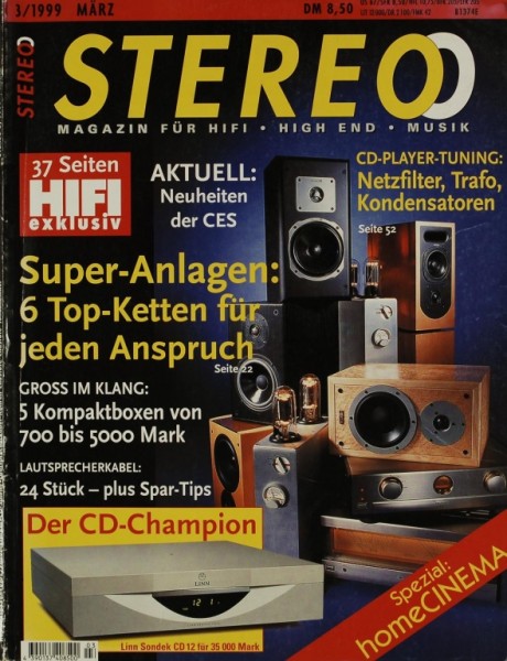 Stereo 3/1999 Zeitschrift