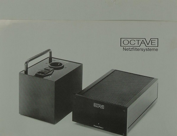 Octave Netzfilter Brochure / Catalogue