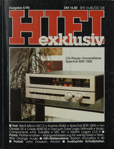 Hifi Exklusiv II / 90 Zeitschrift