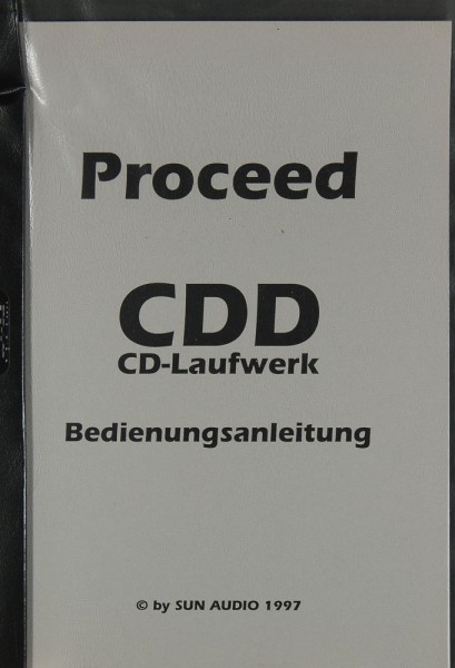 Proceed CDD Bedienungsanleitung