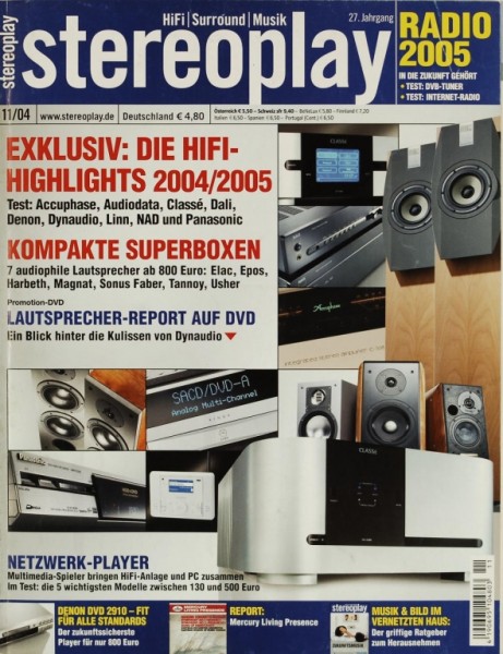 Stereoplay 11/2004 Zeitschrift