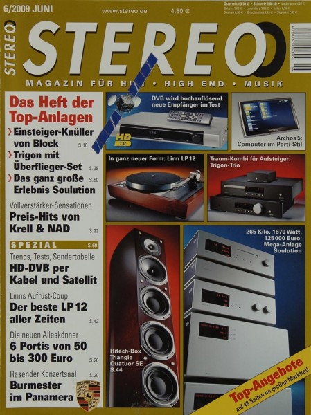 Stereo 6/2009 Zeitschrift
