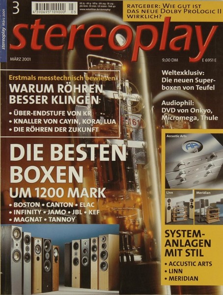 Stereoplay 3/2001 Zeitschrift