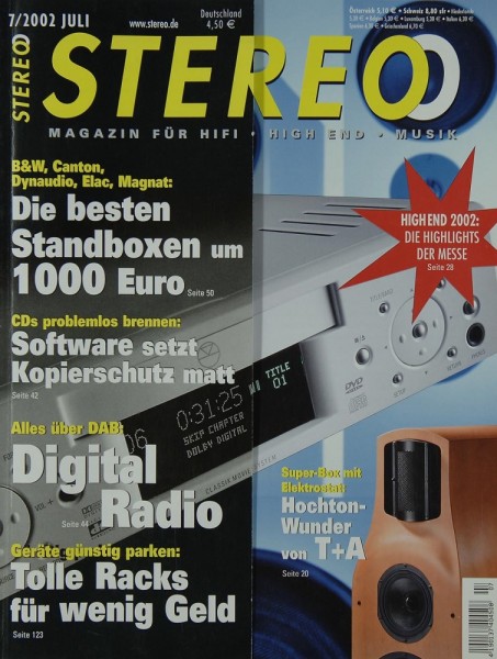 Stereo 7/2002 Zeitschrift