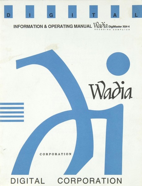 Wadia X 64-4 Bedienungsanleitung