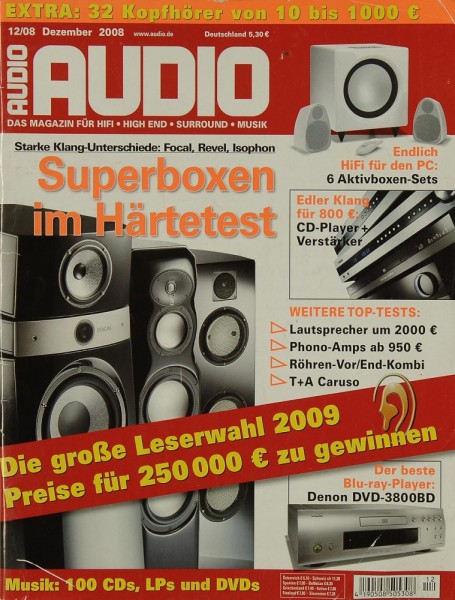 Audio 12/2008 Zeitschrift