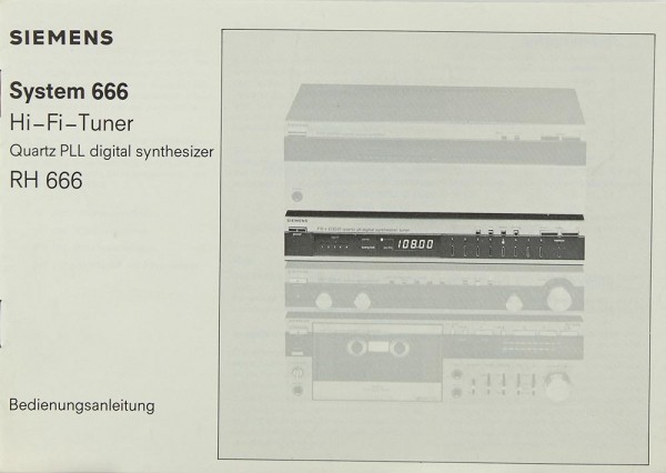 Siemens System 666 Manual