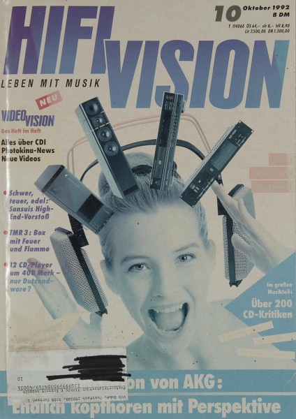 Hifi Vision 10/1992 Zeitschrift