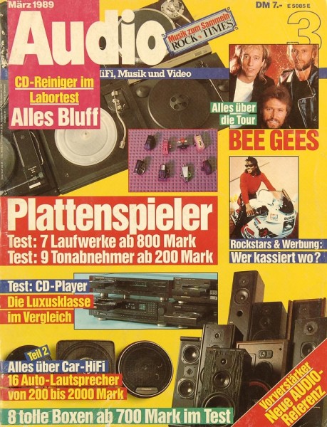 Audio 3/1989 Zeitschrift