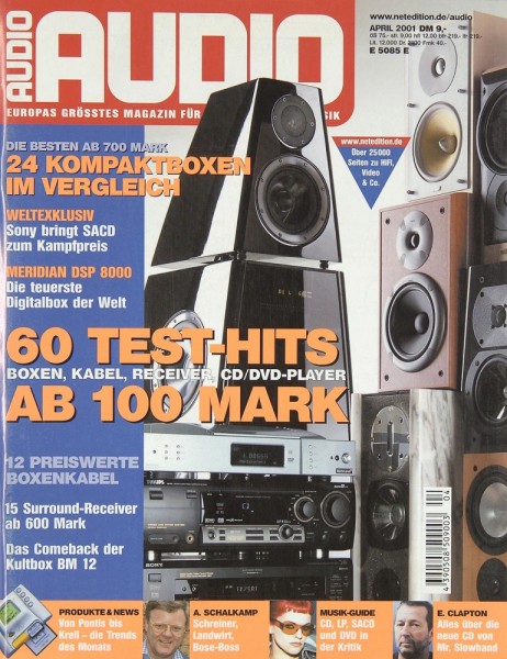 Audio 4/2001 Zeitschrift