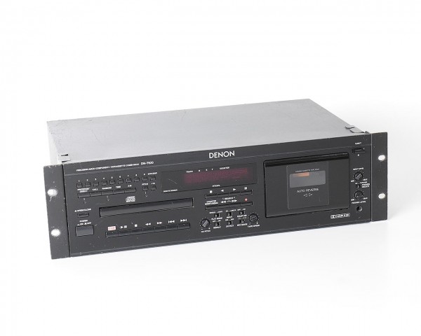 Denon DN T620 cassette deck with CD player