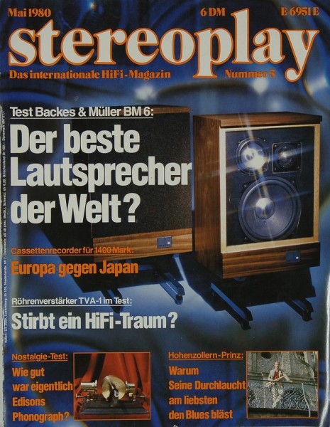 Stereoplay 5/1980 Zeitschrift