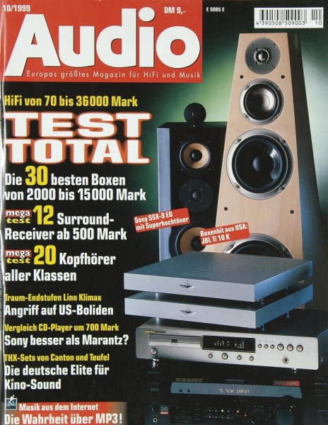 Audio 10/1999 Zeitschrift