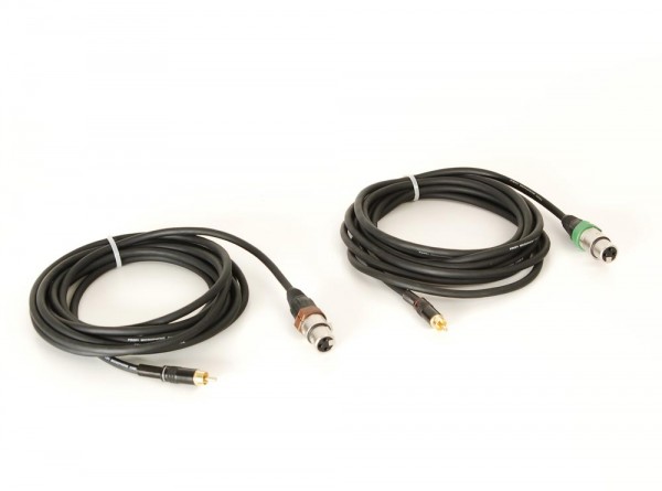 XLR RCA cable 2 x 4.0 m