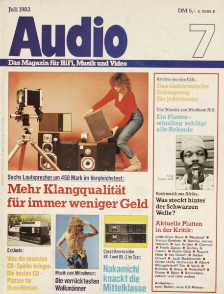 Audio 7/1983 Zeitschrift
