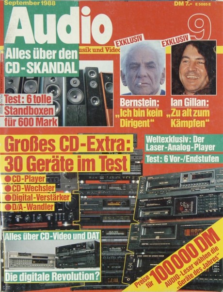 Audio 9/1988 Zeitschrift