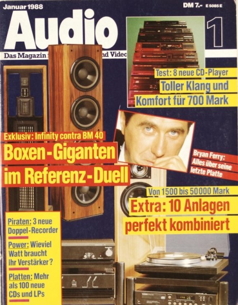 Audio 1/1988 Zeitschrift