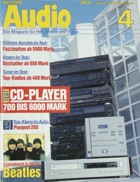Audio 4/1990 Zeitschrift