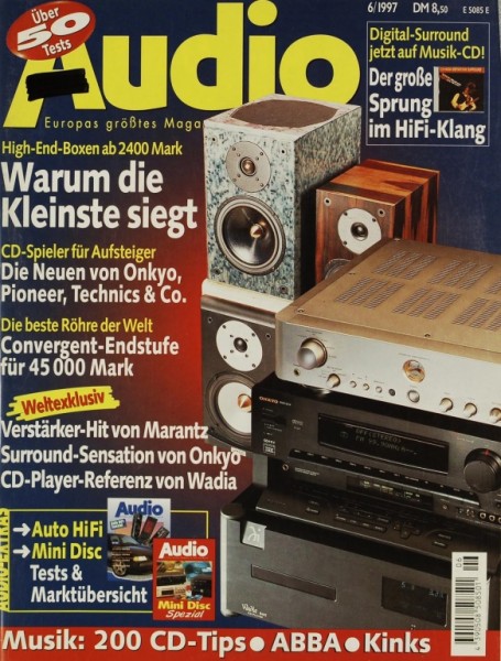 Audio 6/1997 Zeitschrift