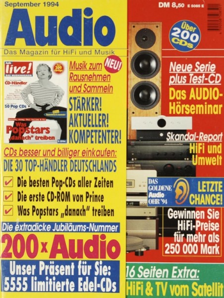 Audio 9/1994 Zeitschrift