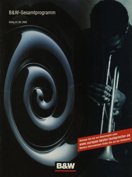 B&amp;W B&amp;W-Gesamtprogramm (Gültig 01.05.2002) Prospekt / Katalog