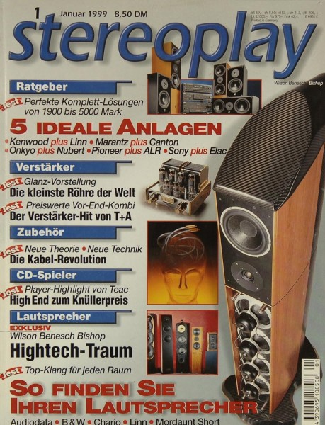 Stereoplay 1/1999 Zeitschrift
