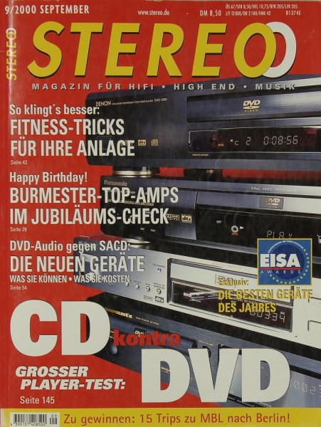 Stereo 9/2000 Zeitschrift