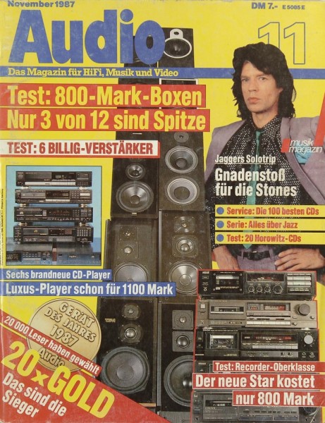 Audio 11/1987 Zeitschrift
