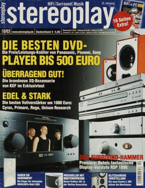 Stereoplay 10/2003 Zeitschrift
