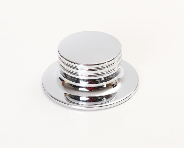Heavy chrome-plated disc weight