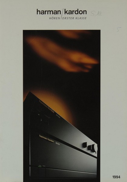 Harman / Kardon 1994 Prospekt / Katalog