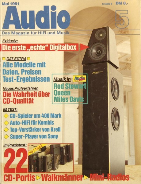 Audio 5/1991 Zeitschrift