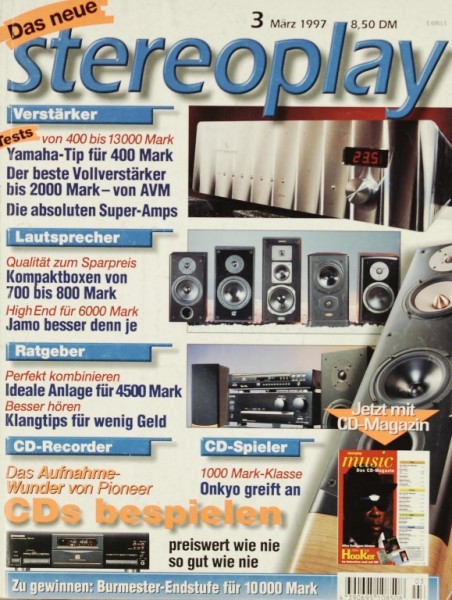 Stereoplay 3/1997 Zeitschrift