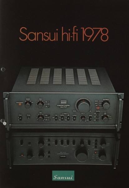 Sansui Sansui Hifi 1978 Prospekt / Katalog