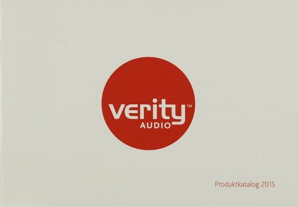 Verity Audio Produktkatalog 2015 Prospekt / Katalog