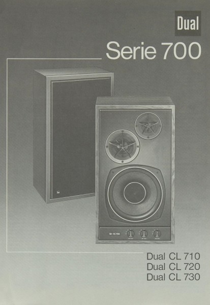 Dual Serie 700 (CL 710 / 720 / 730) Manual