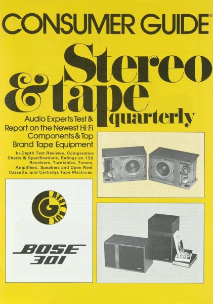 Bose 301 brochure / catalogue