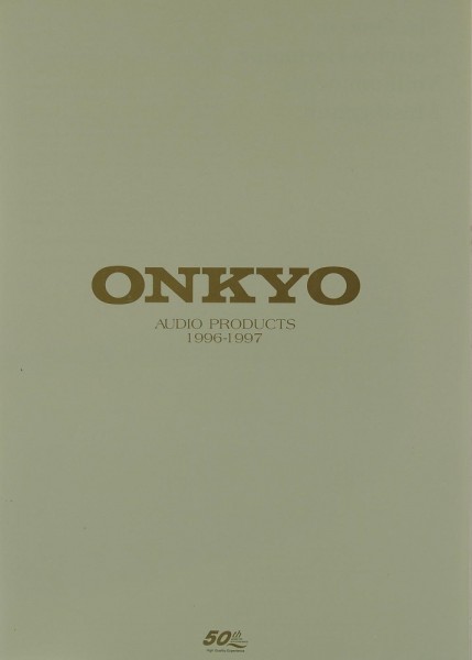 Onkyo Audio Products 1996-1997 Prospekt / Katalog