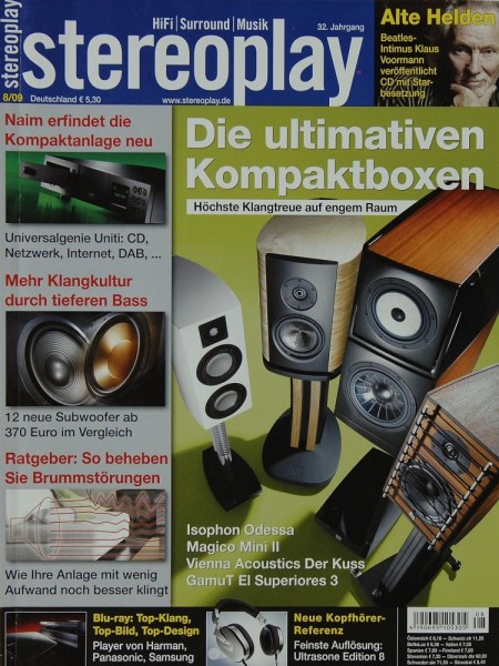 Stereoplay 8/2009 Zeitschrift