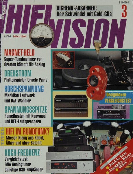 Hifi Vision 3/1994 Zeitschrift