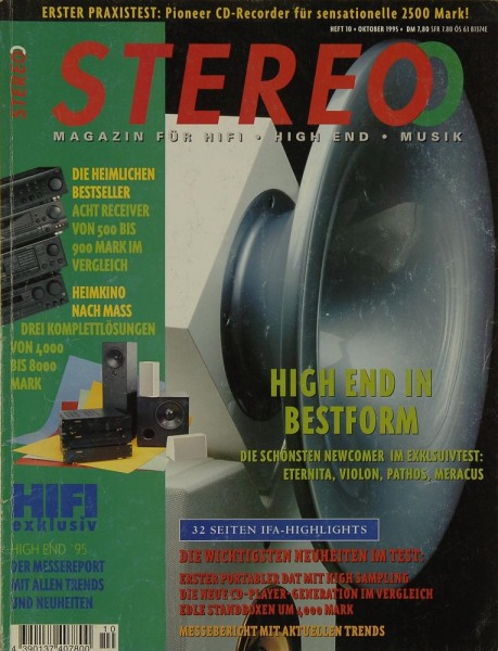 Stereo 10/1995 Zeitschrift