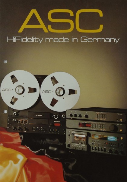 ASC HiFidelity made in Germany Brochure / Catalogue
