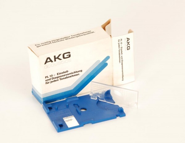 AKG PL-10 adjustment template + stroboscope disk