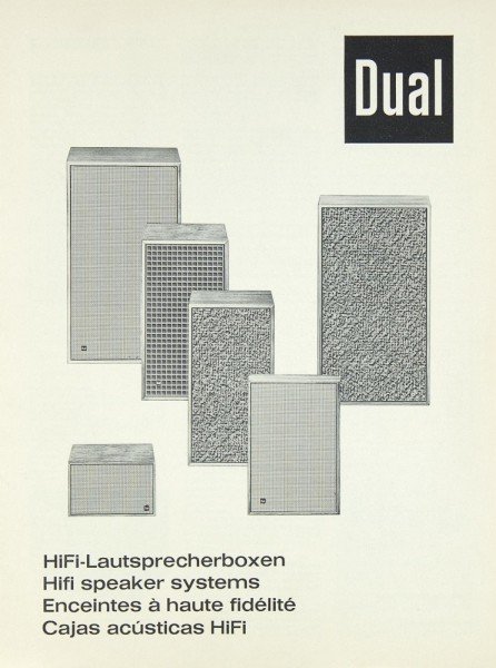 Dual ProduktübersichtHifi Lasutsprecherboxen Prospekt / Katalog