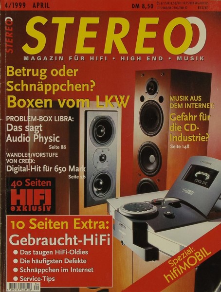 Stereo 4/1999 Zeitschrift